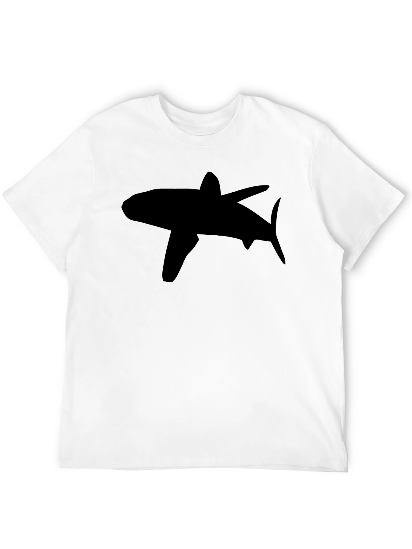 Shark Graphic T-Shirt - Bold Black Tee