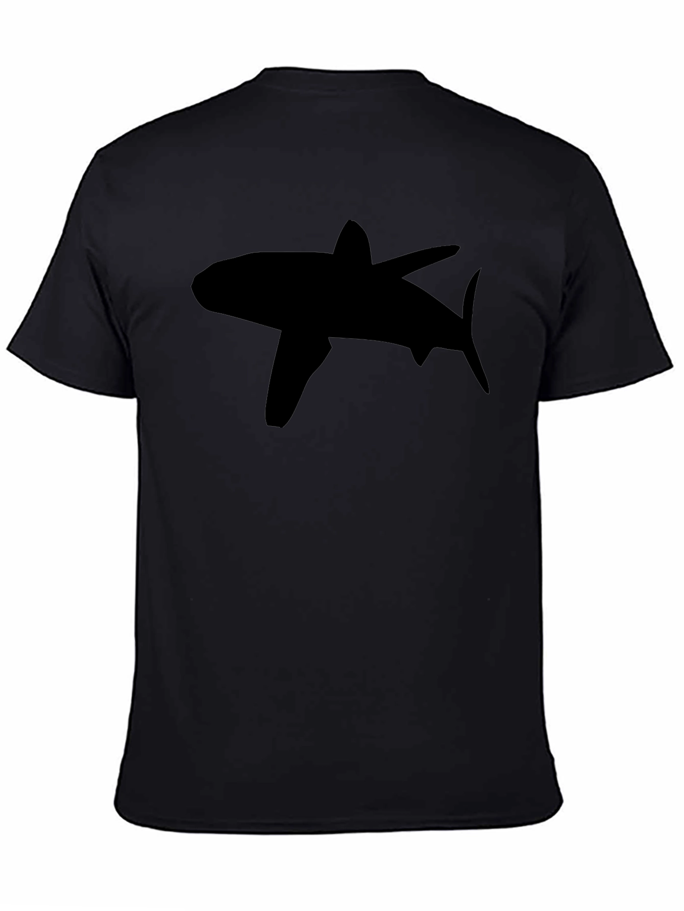 Shark Graphic T-Shirt - Bold Black Tee