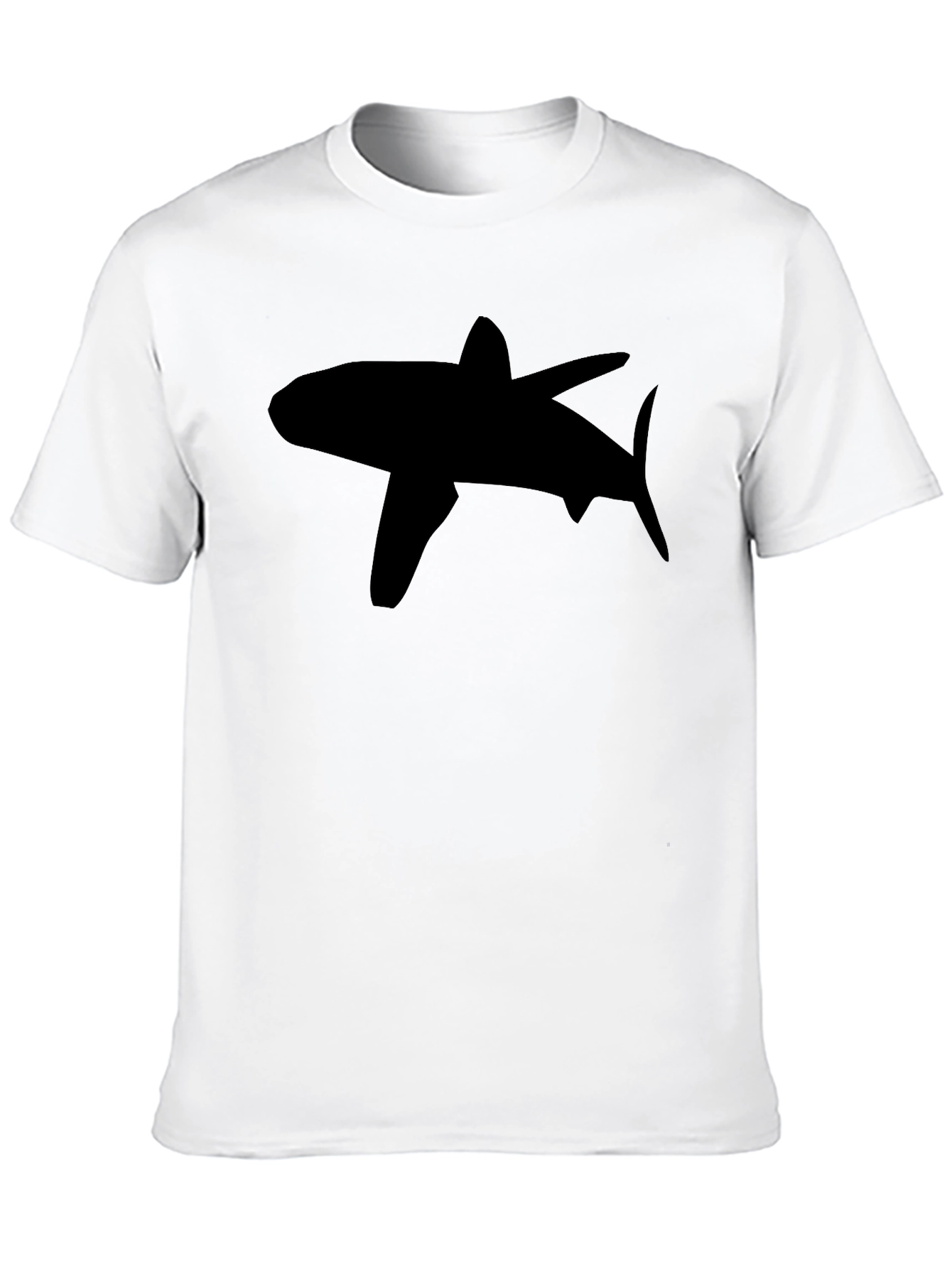 Shark Graphic T-Shirt - Bold Black Tee