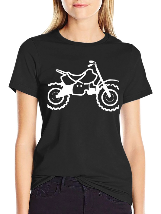 Dirt Bike Graphic Tee - Black Motorcycle T-Shirt