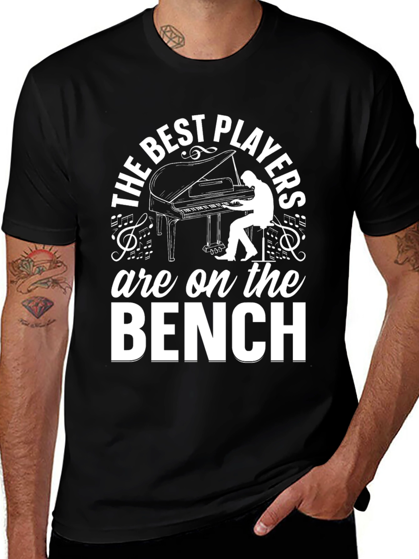 The Best Players Piano T-Shirt
