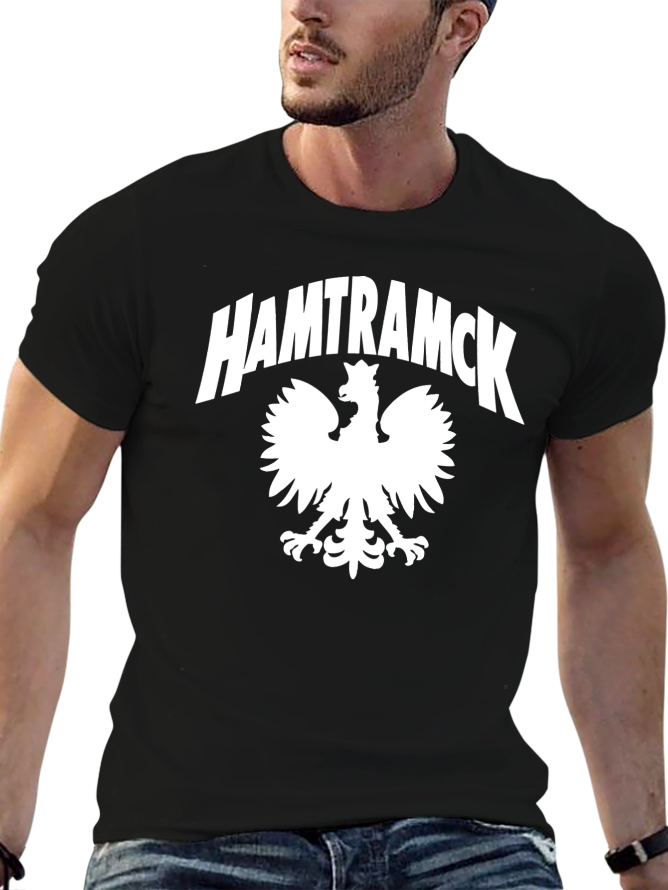 Hamtramck Polish Eagle T-Shirt Black