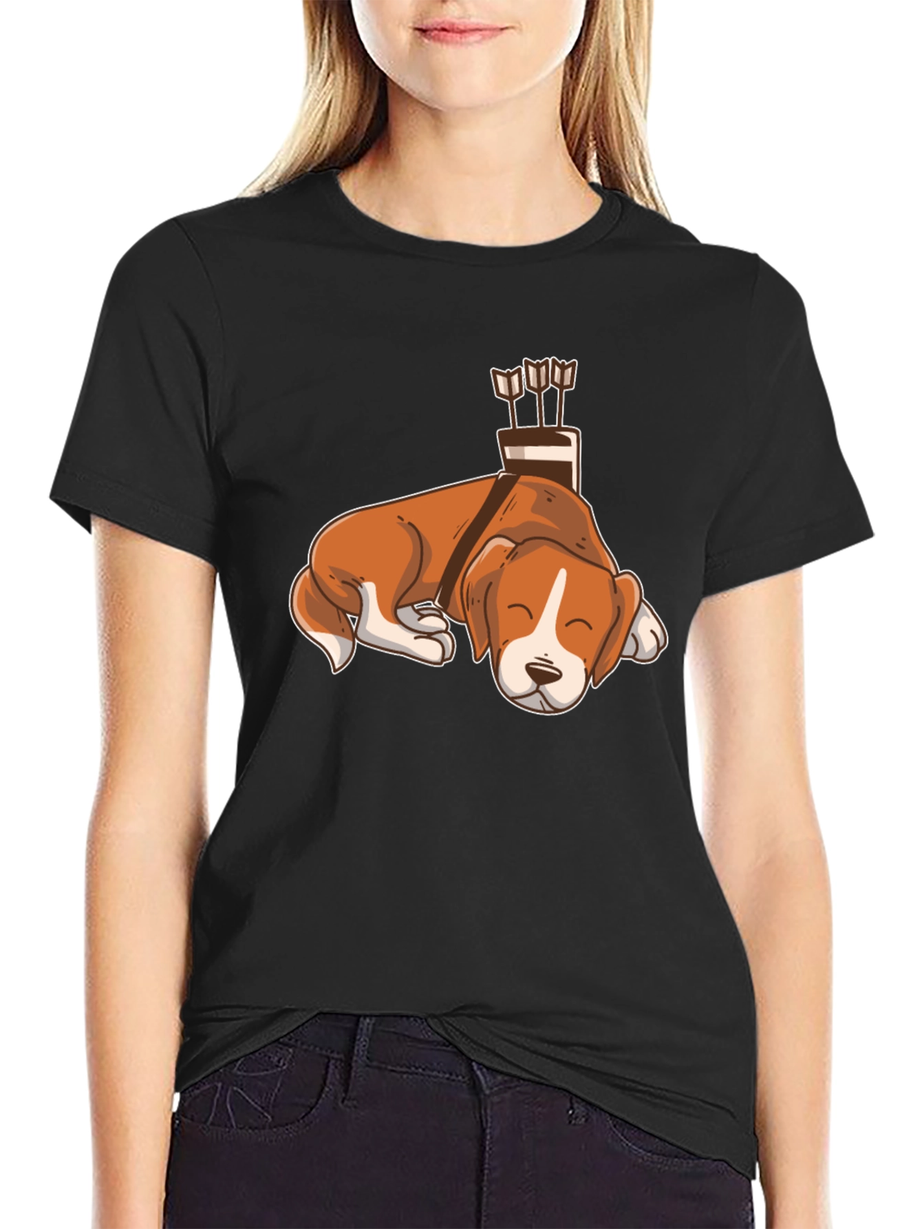 Dog Archer Graphic T-Shirt - Comfy Cotton Tee