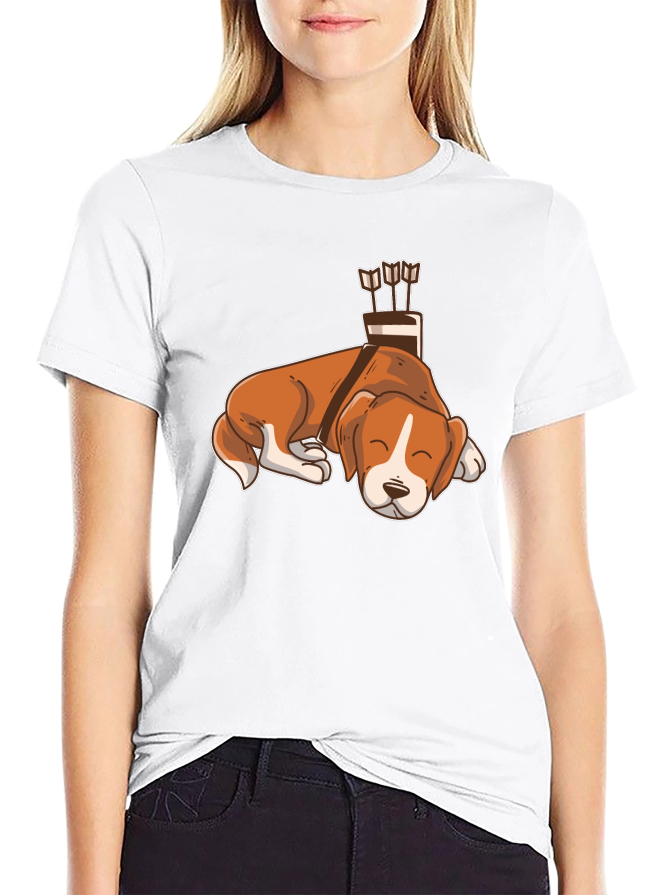Dog Archer Graphic T-Shirt - Comfy Cotton Tee
