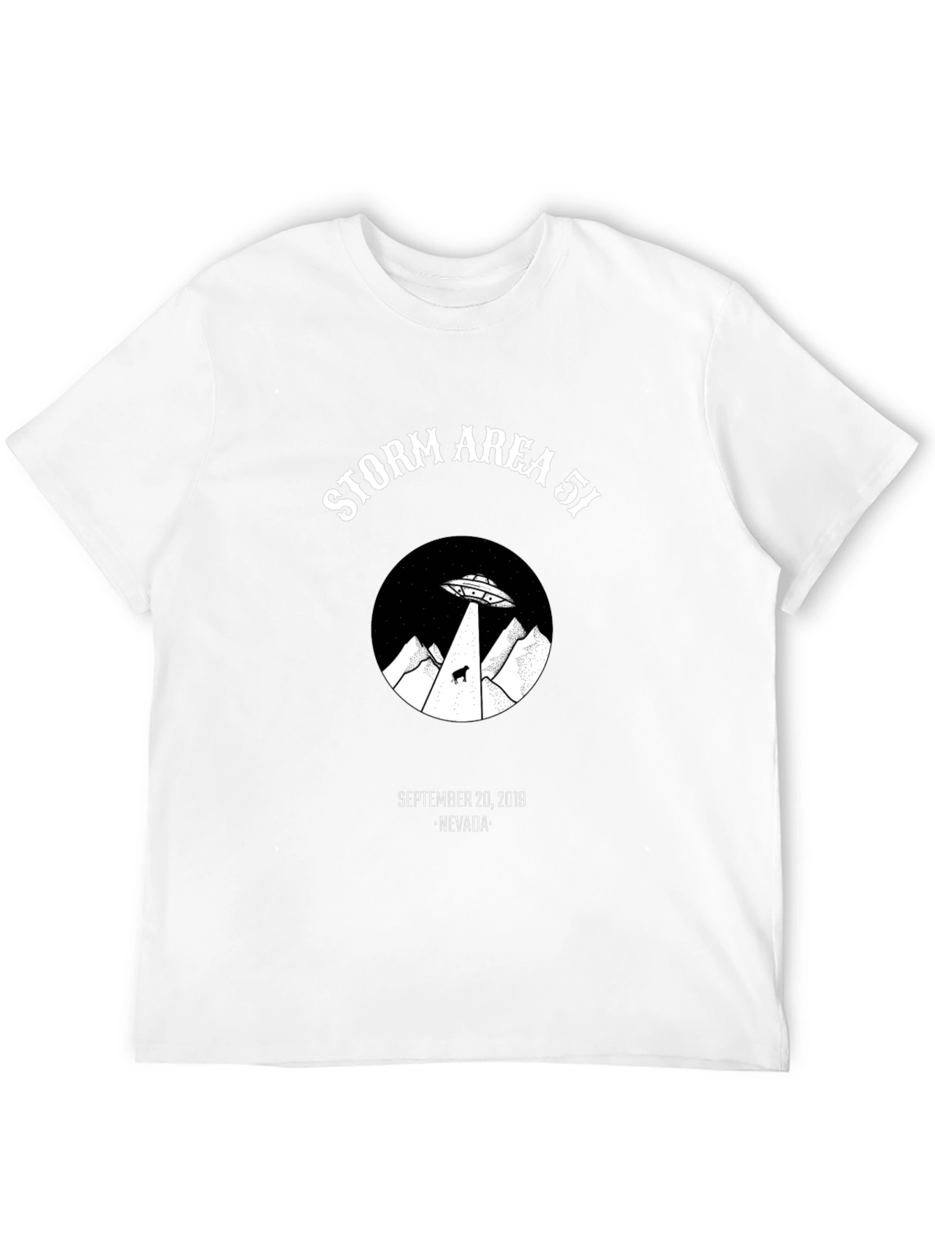 Storm Area 51 UFO Graphic T-Shirt