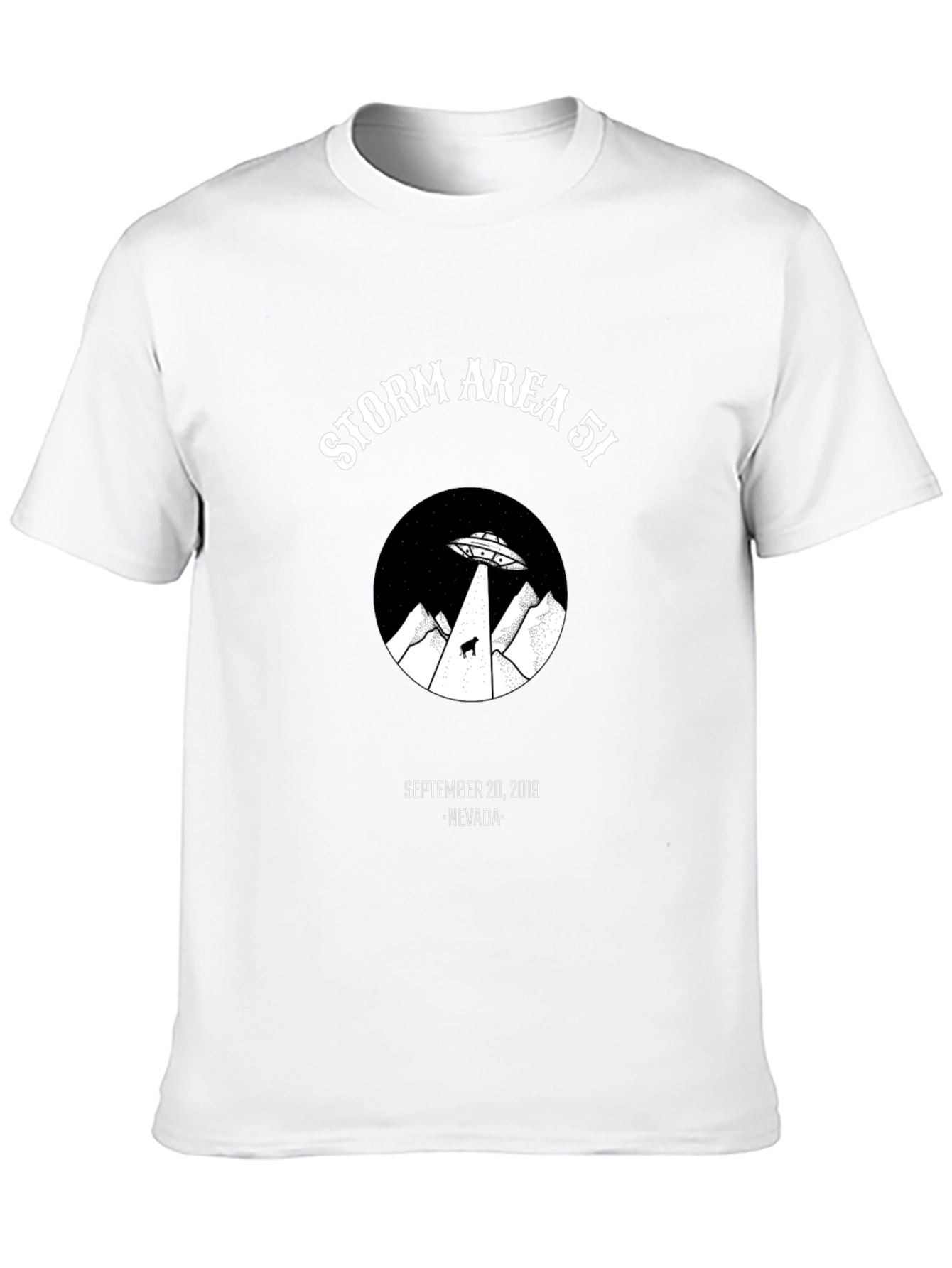 Storm Area 51 UFO Graphic T-Shirt