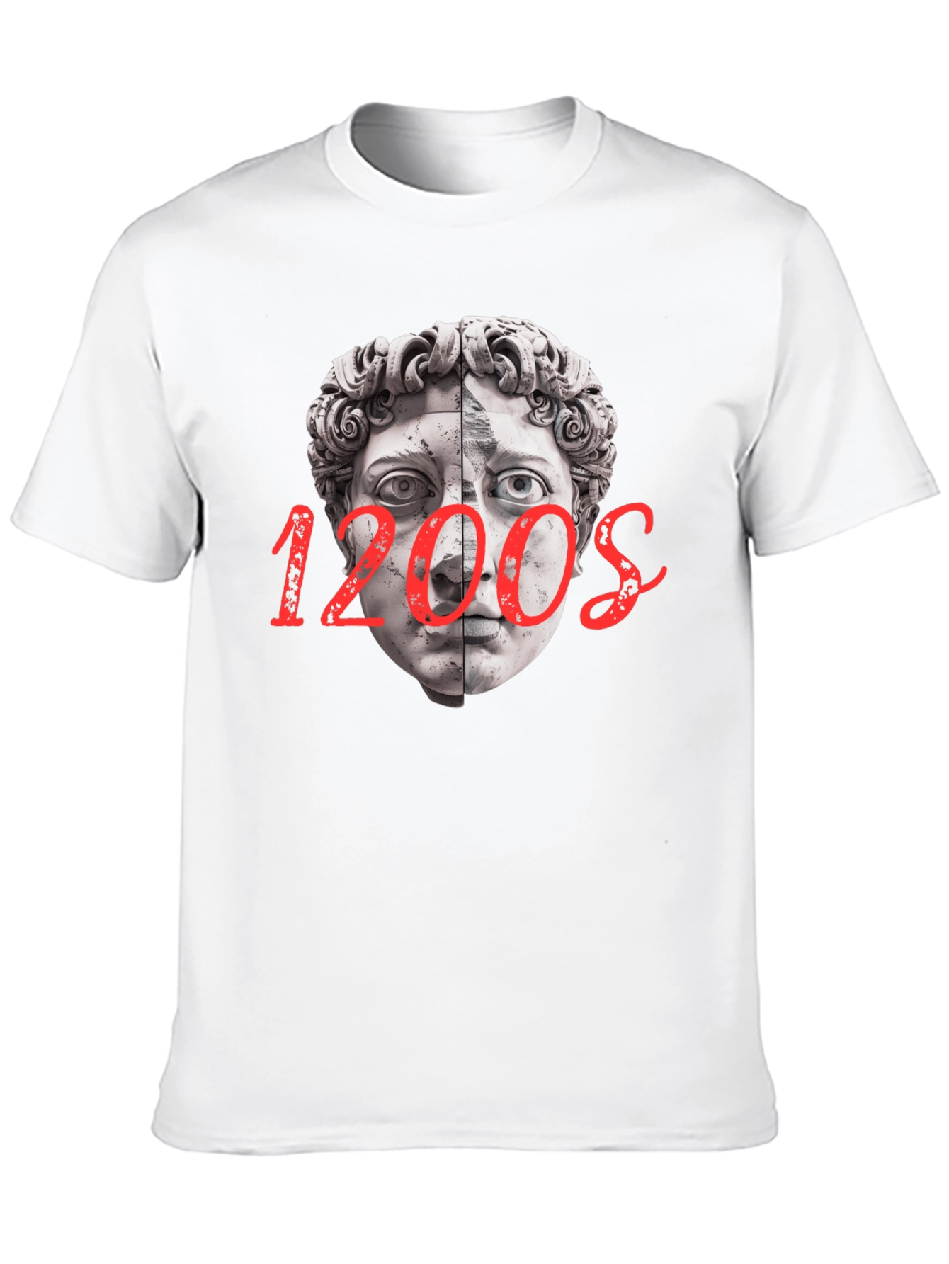 Statue Graphic Black T-Shirt
