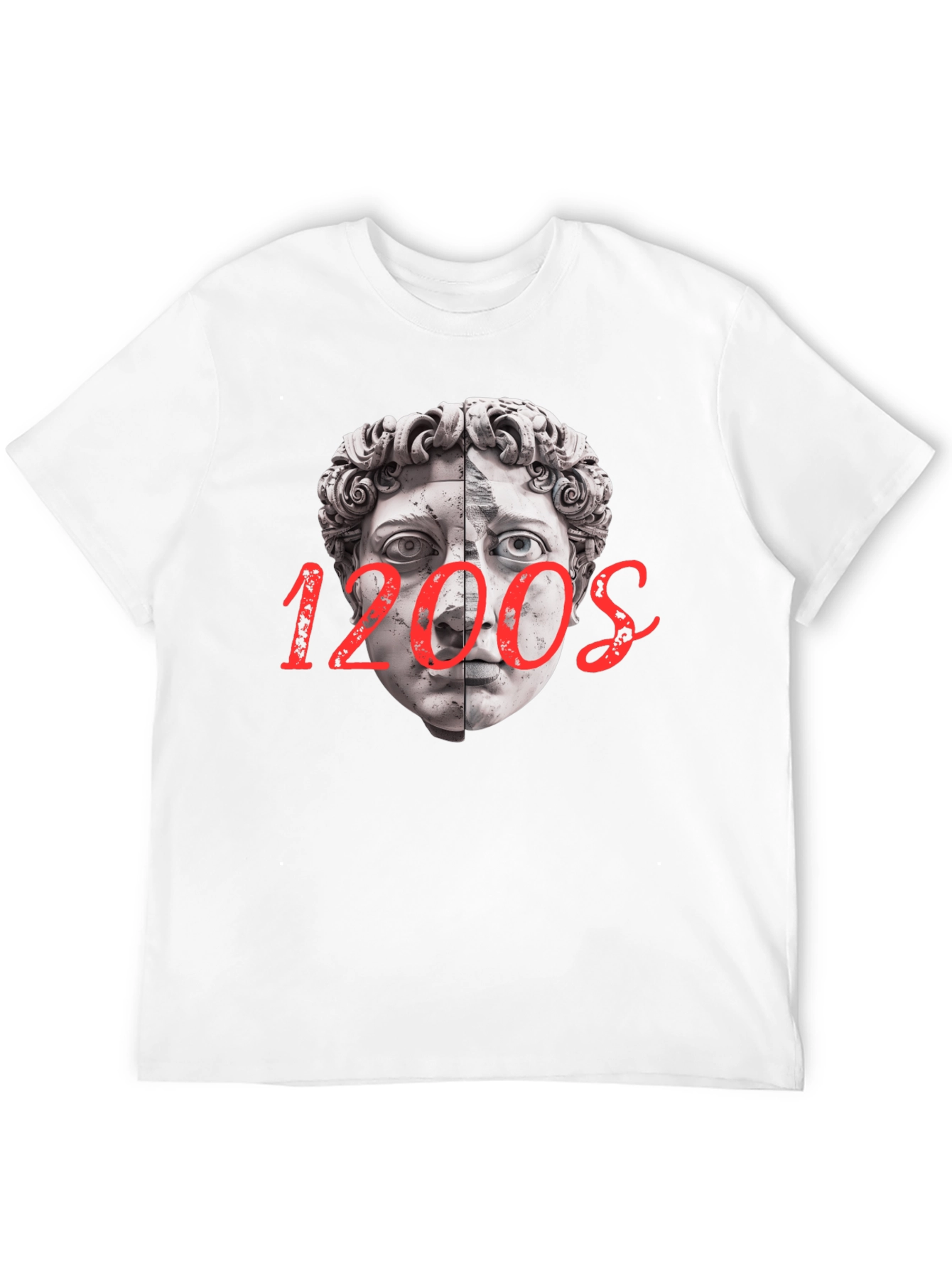 Statue Graphic Black T-Shirt