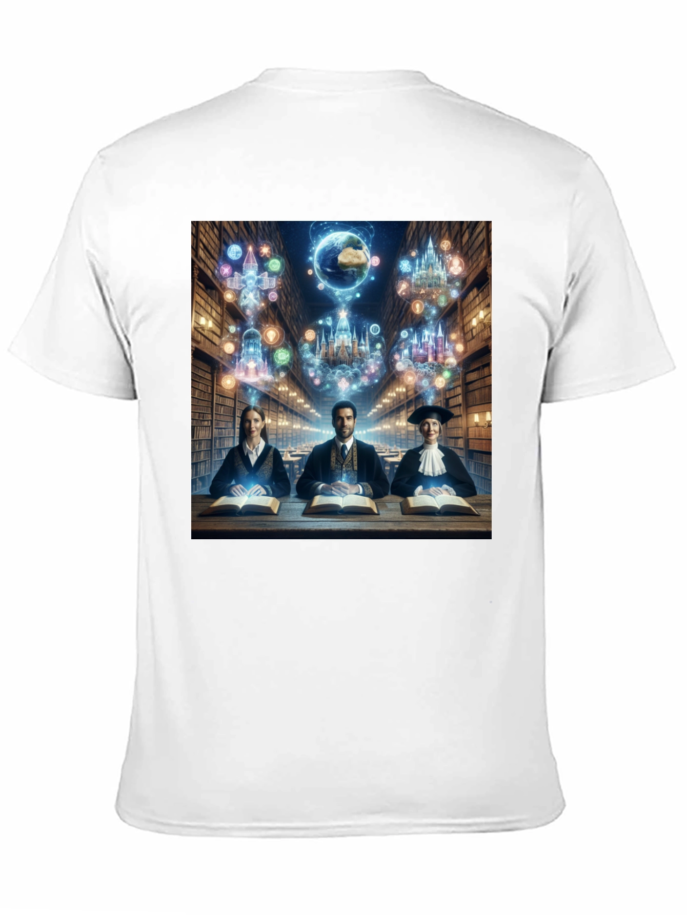 Scholarly T-Shirt - Library Books & Magic