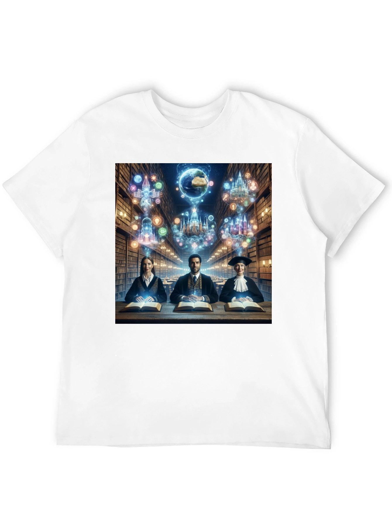 Scholarly T-Shirt - Library Books & Magic