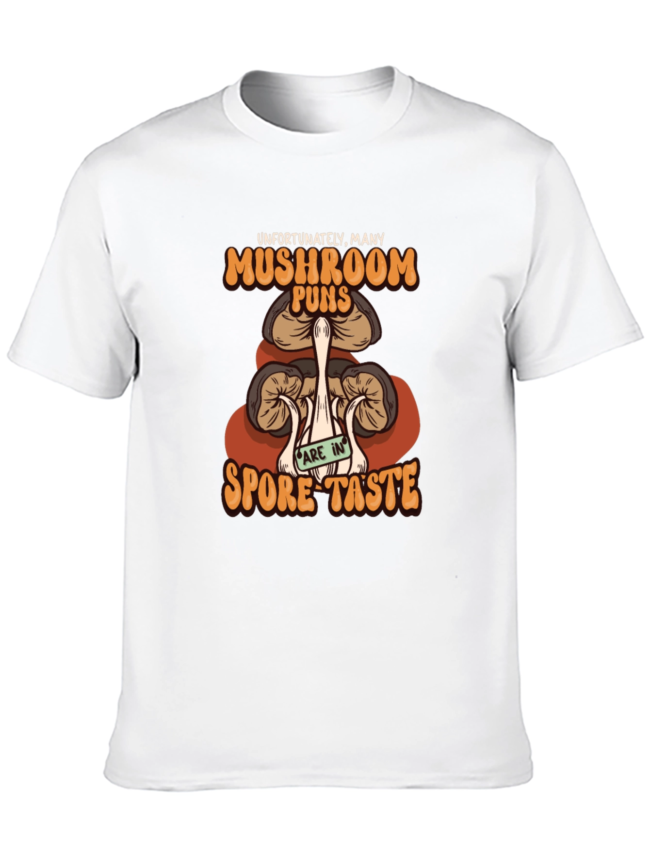 Mushroom Puns Graphic Tee - Spore Taste T-Shirt