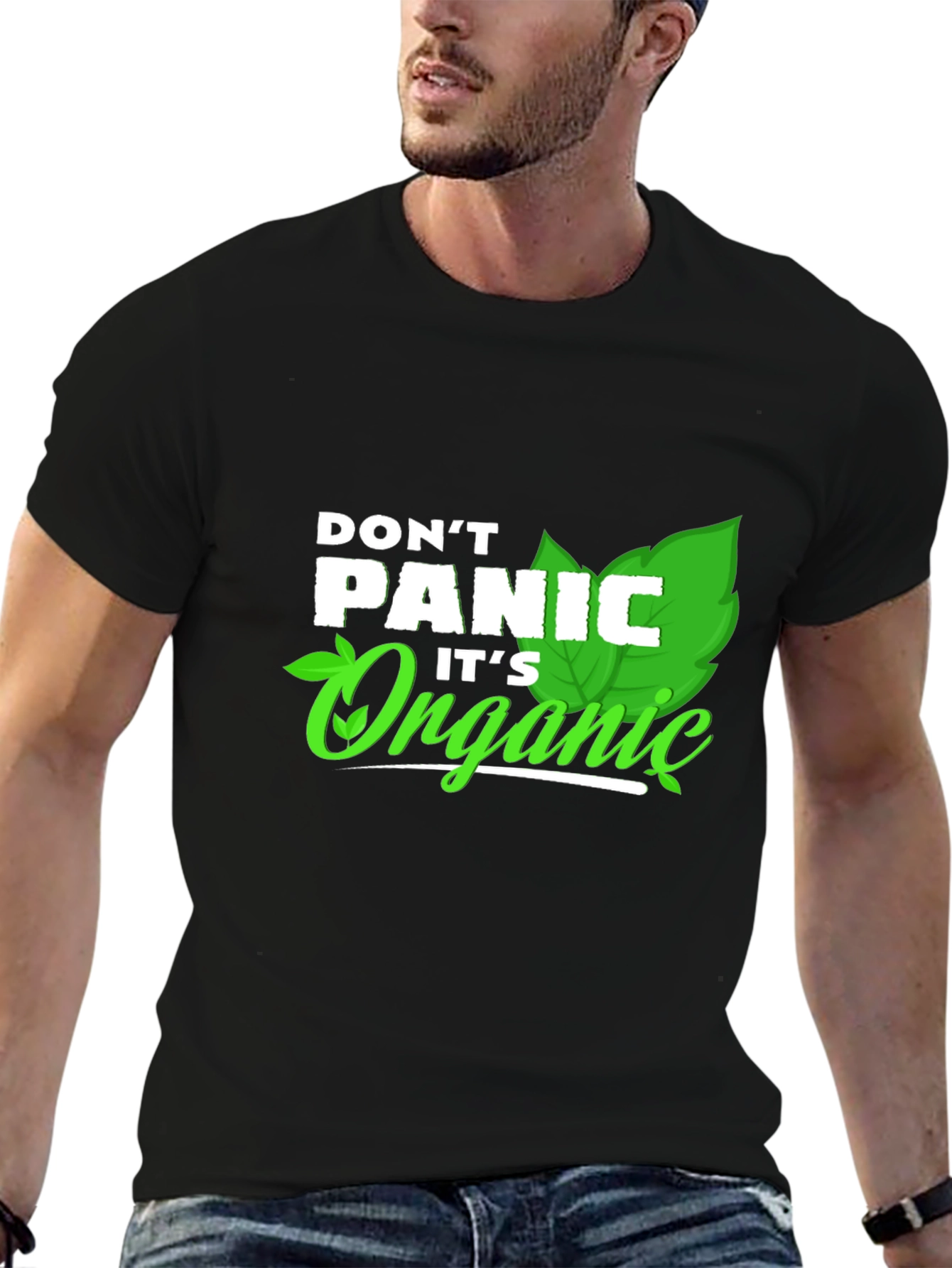 Dont Panic Its Organic Graphic Tee