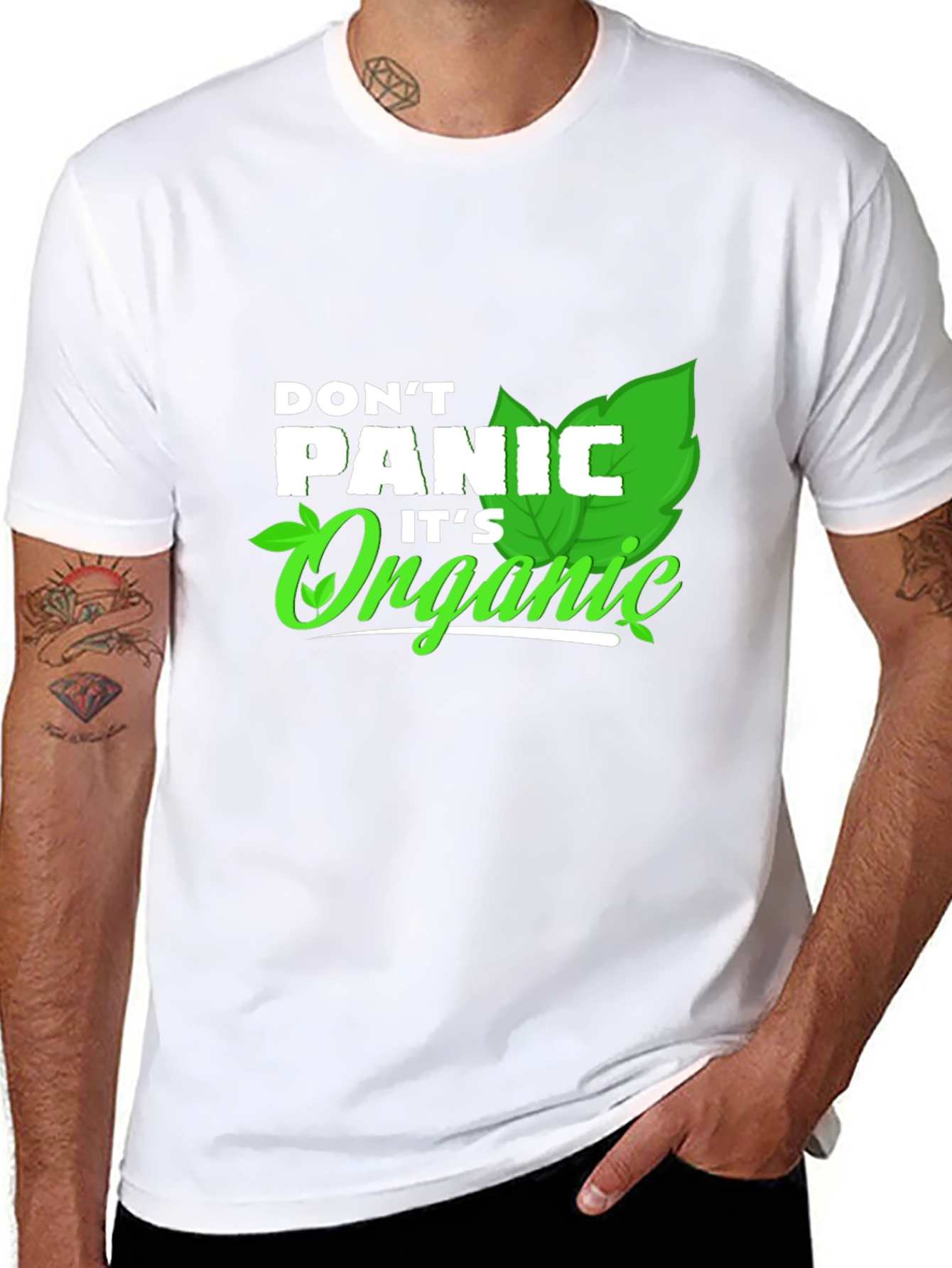 Dont Panic Its Organic Graphic Tee