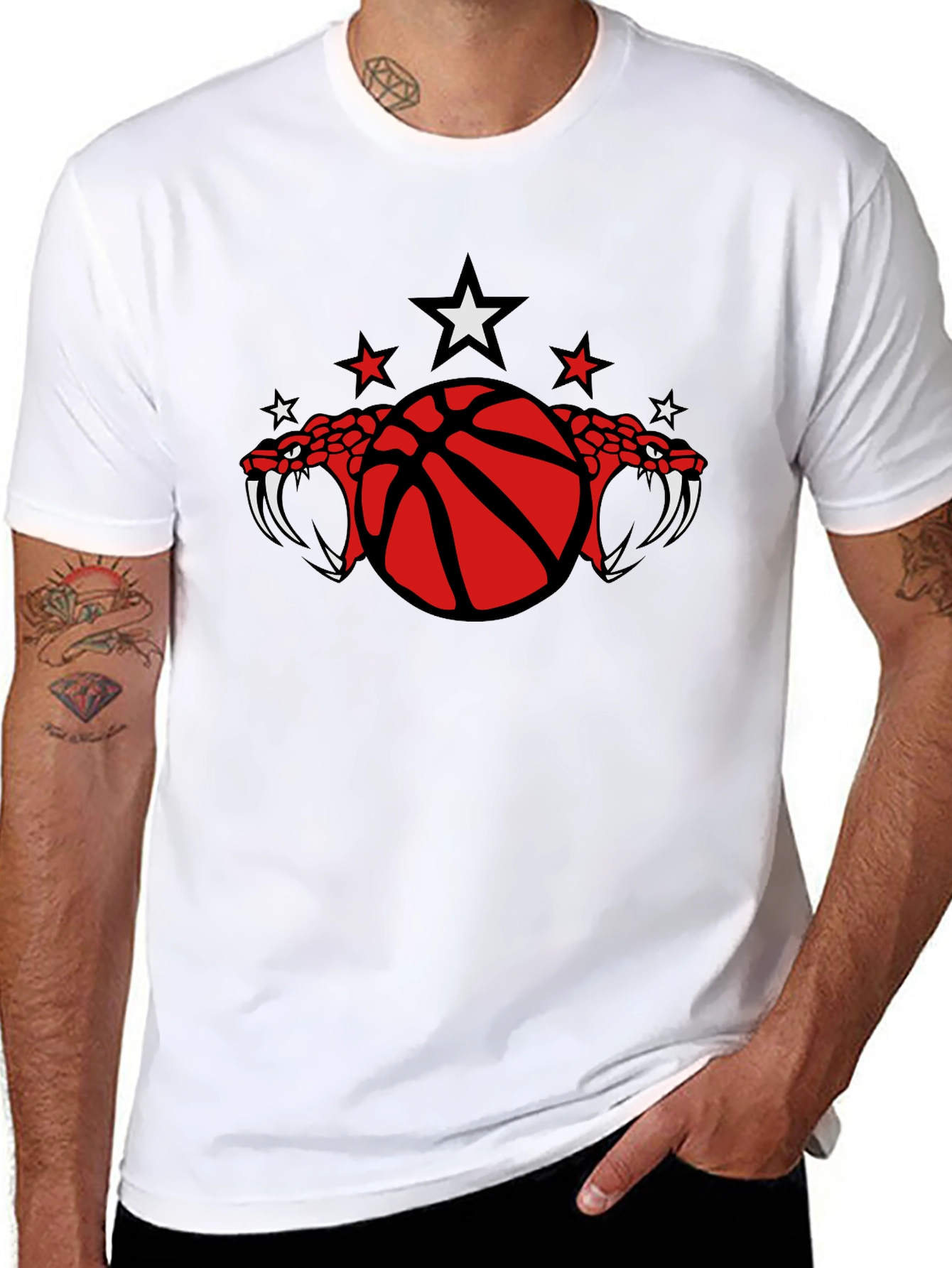 Venom Basketball T-Shirt - Black Cotton Tee