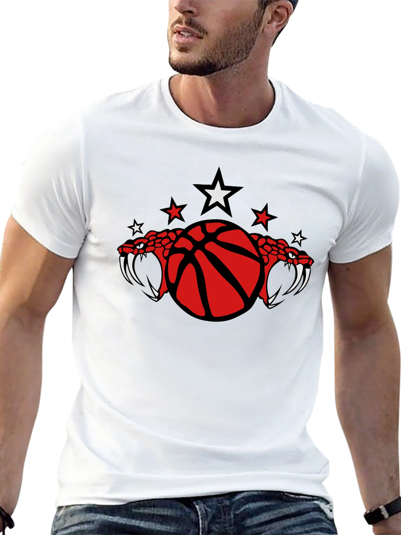 Venom Basketball T-Shirt - Black Cotton Tee