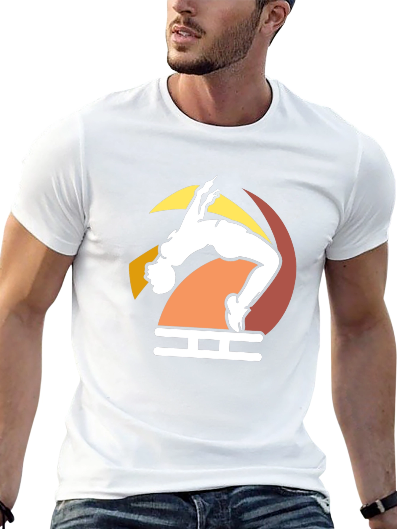 High Jump Graphic Tee - Stylish Unisex T-Shirt