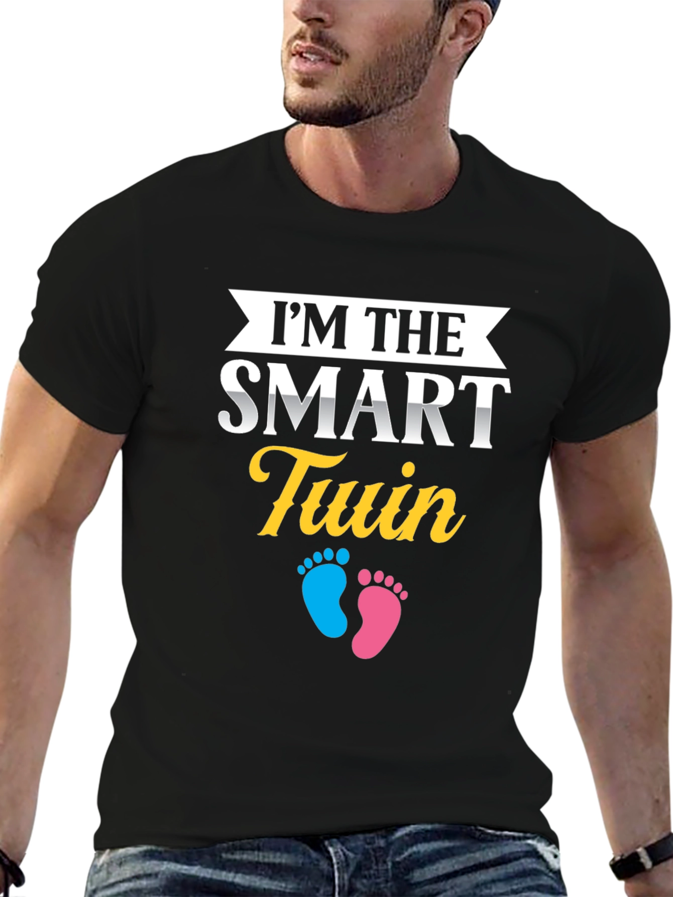 Smart Twin T-Shirt - Baby Shower Gift Idea