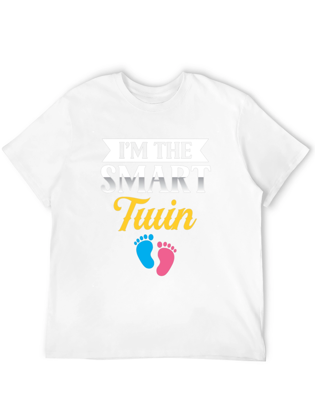 Smart Twin T-Shirt - Baby Shower Gift Idea