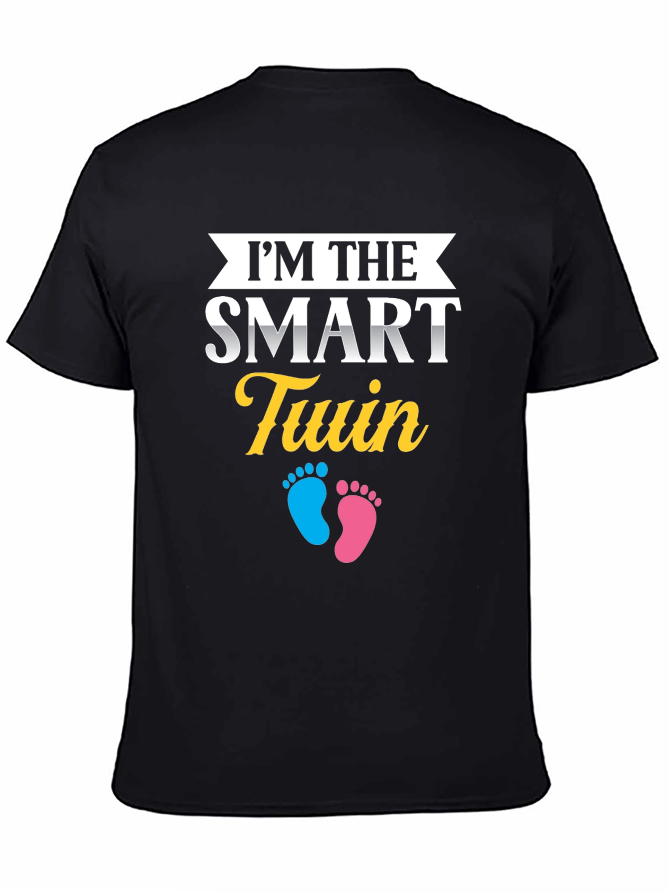 Smart Twin T-Shirt - Baby Shower Gift Idea