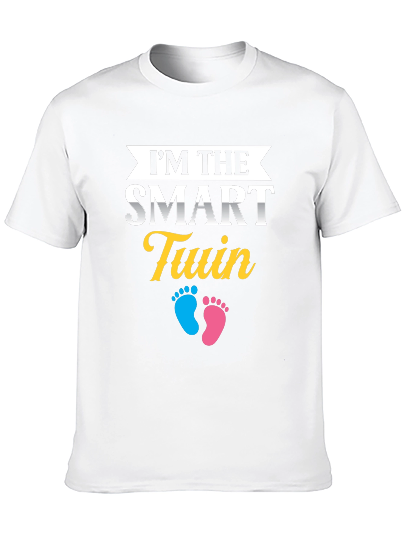 Smart Twin T-Shirt - Baby Shower Gift Idea