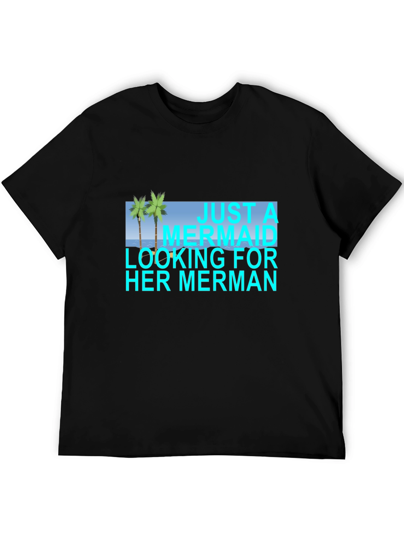 Mermaid Merman Graphic Tee - Beach Lover T-Shirt