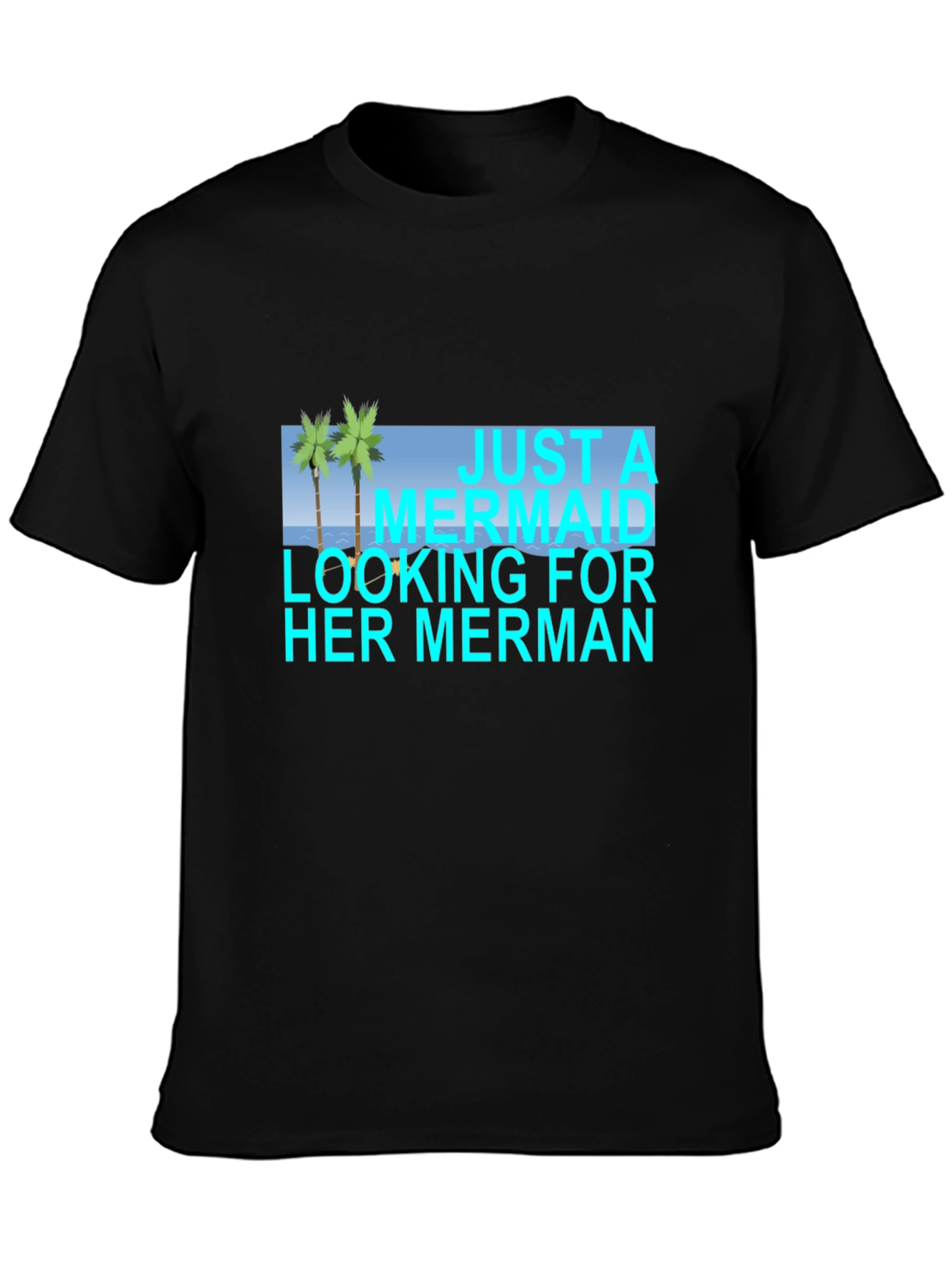 Mermaid Merman Graphic Tee - Beach Lover T-Shirt