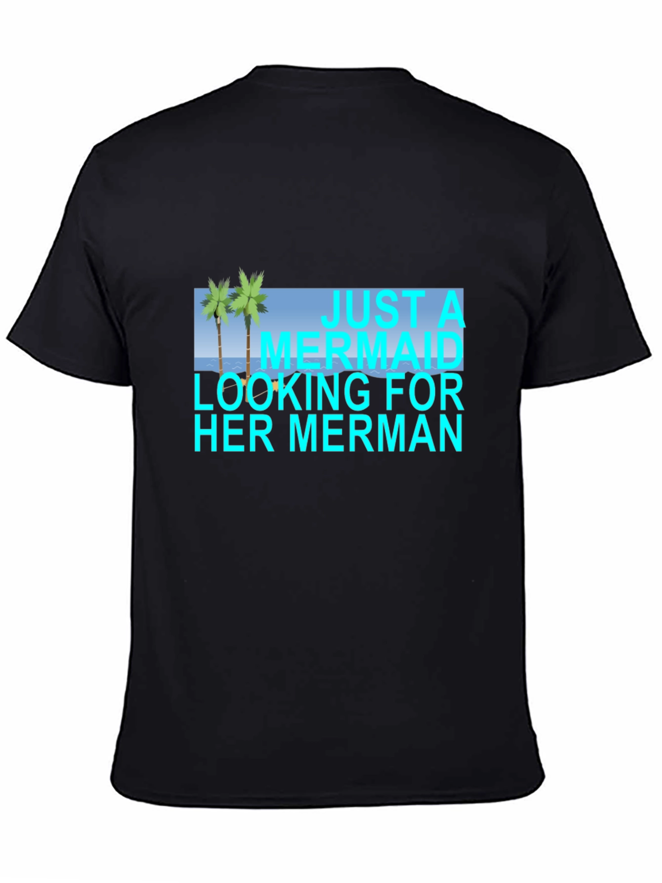 Mermaid Merman Graphic Tee - Beach Lover T-Shirt