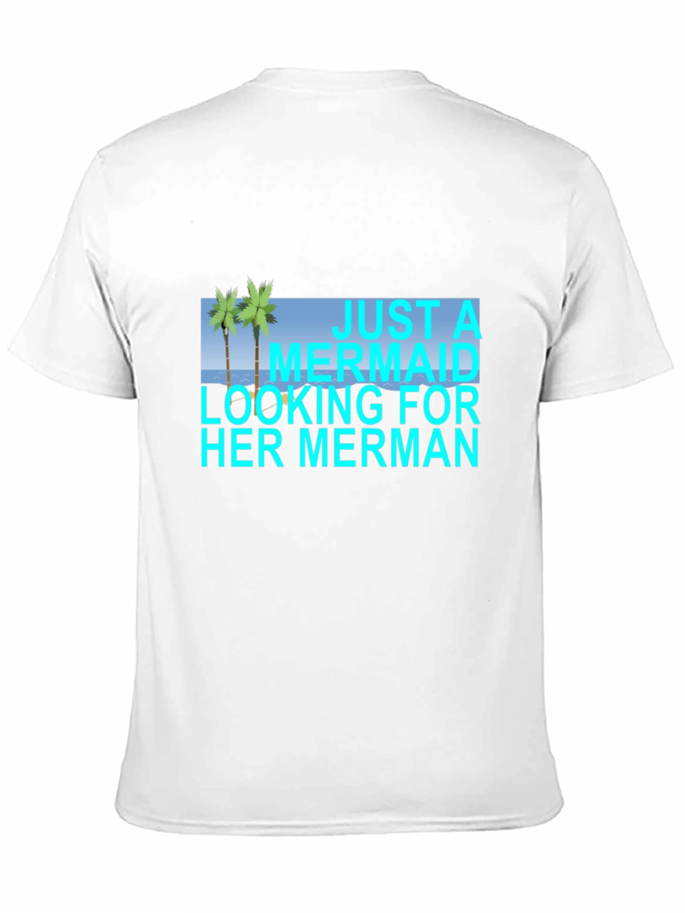 Mermaid Merman Graphic Tee - Beach Lover T-Shirt