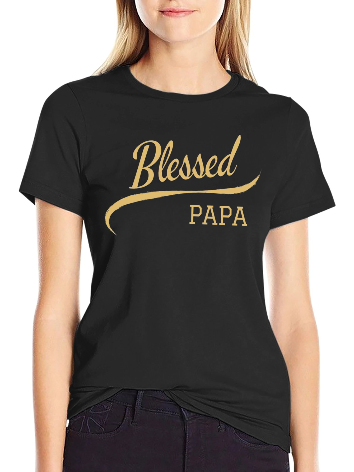 Blessed Papa T-Shirt - Soft Cotton Blend