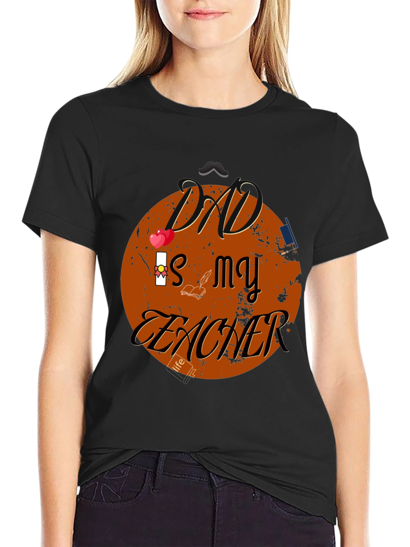Dad is my Teacher Graphic T-Shirt