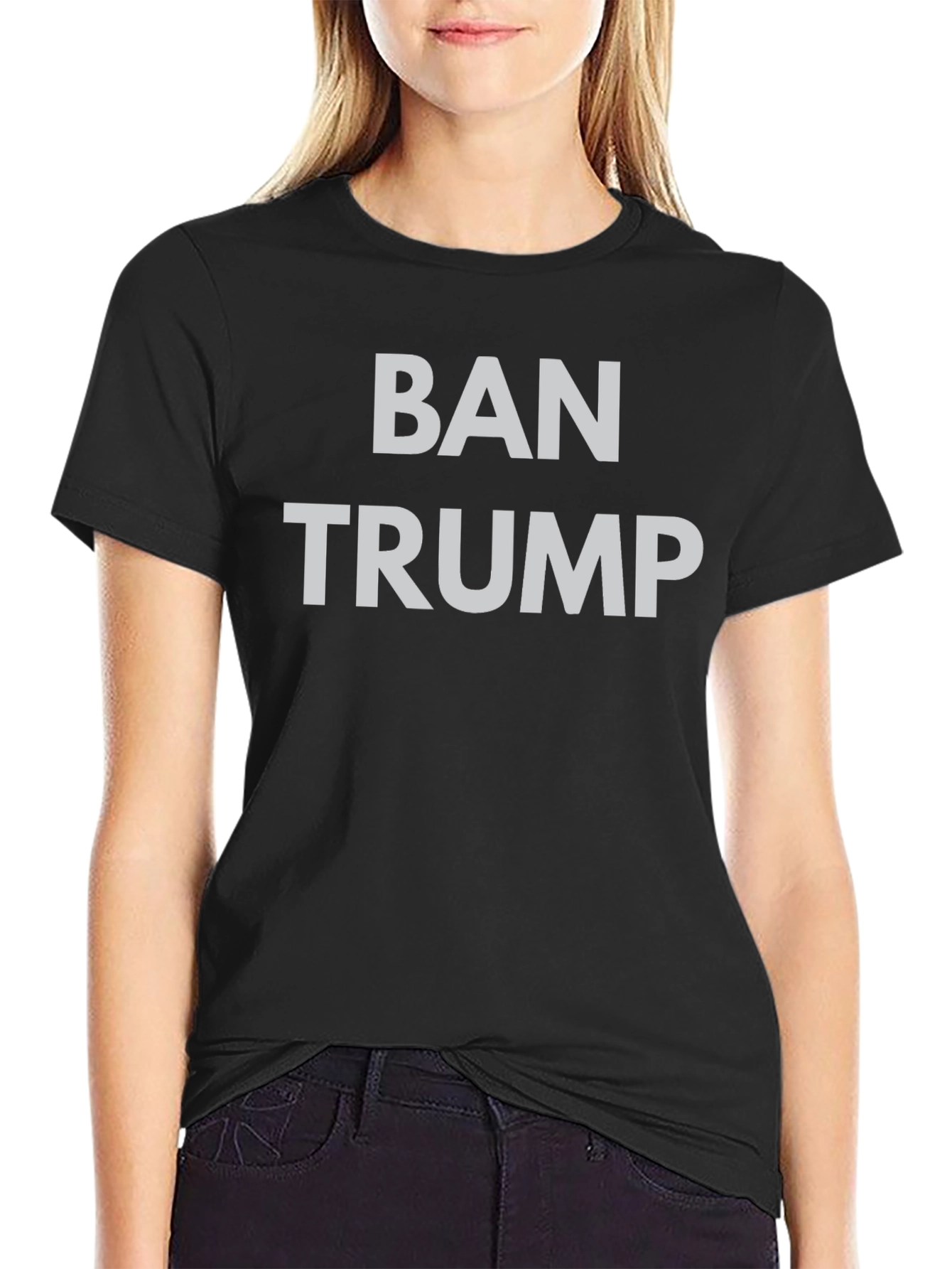 Ban Trump Graphic Tee - Political Statement Shirt