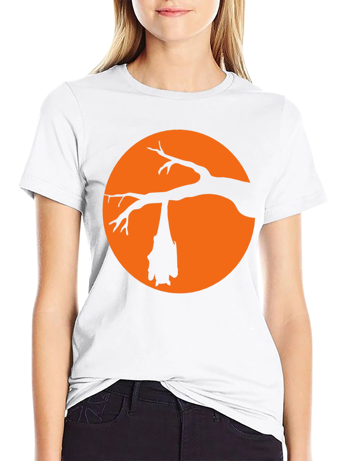 Halloween Bat Silhouette T-Shirt