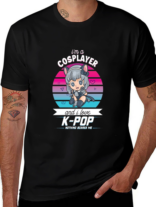 Cosplayer & K-Pop Fan Black T-Shirt