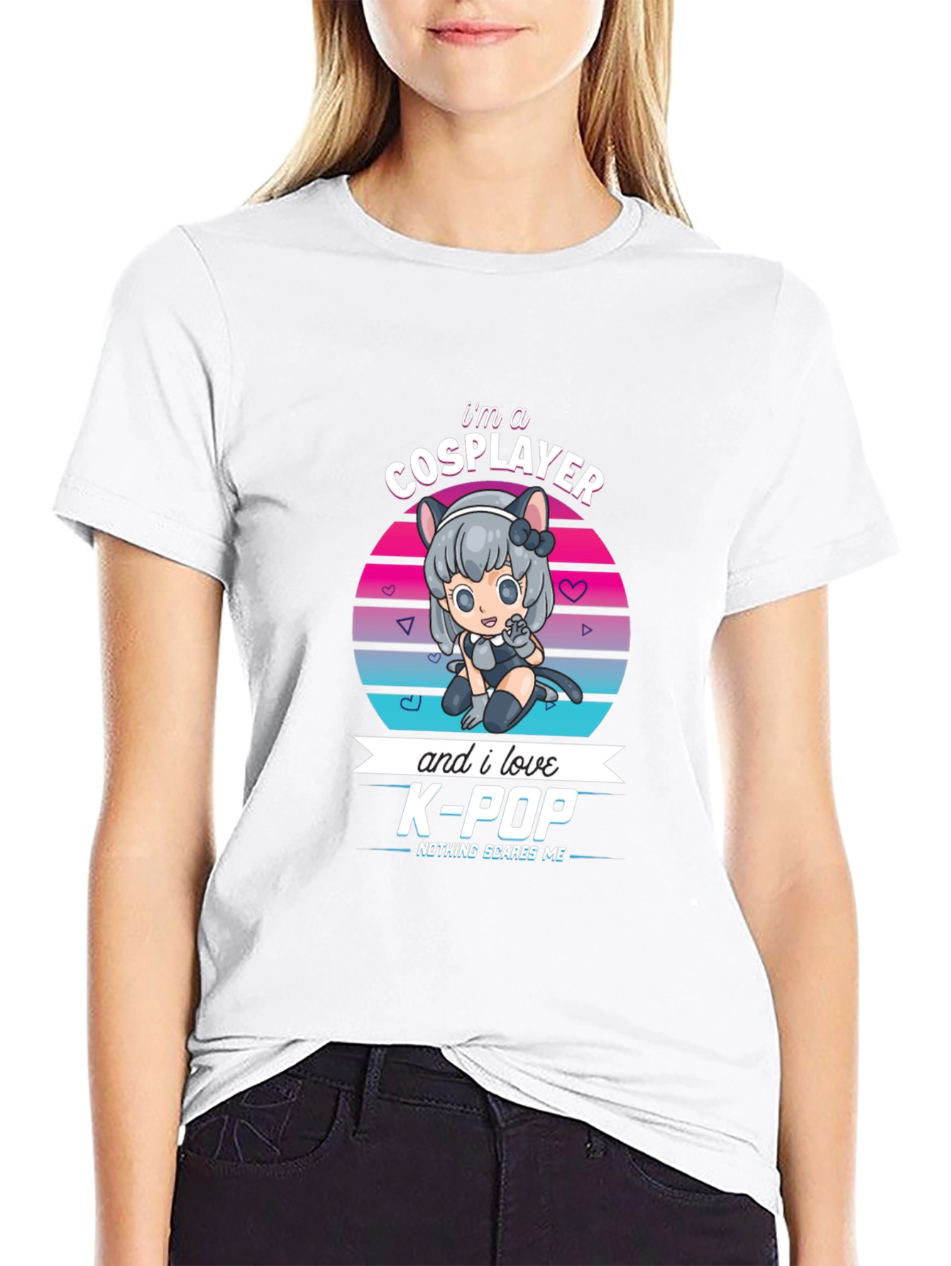 Cosplayer & K-Pop Fan Black T-Shirt