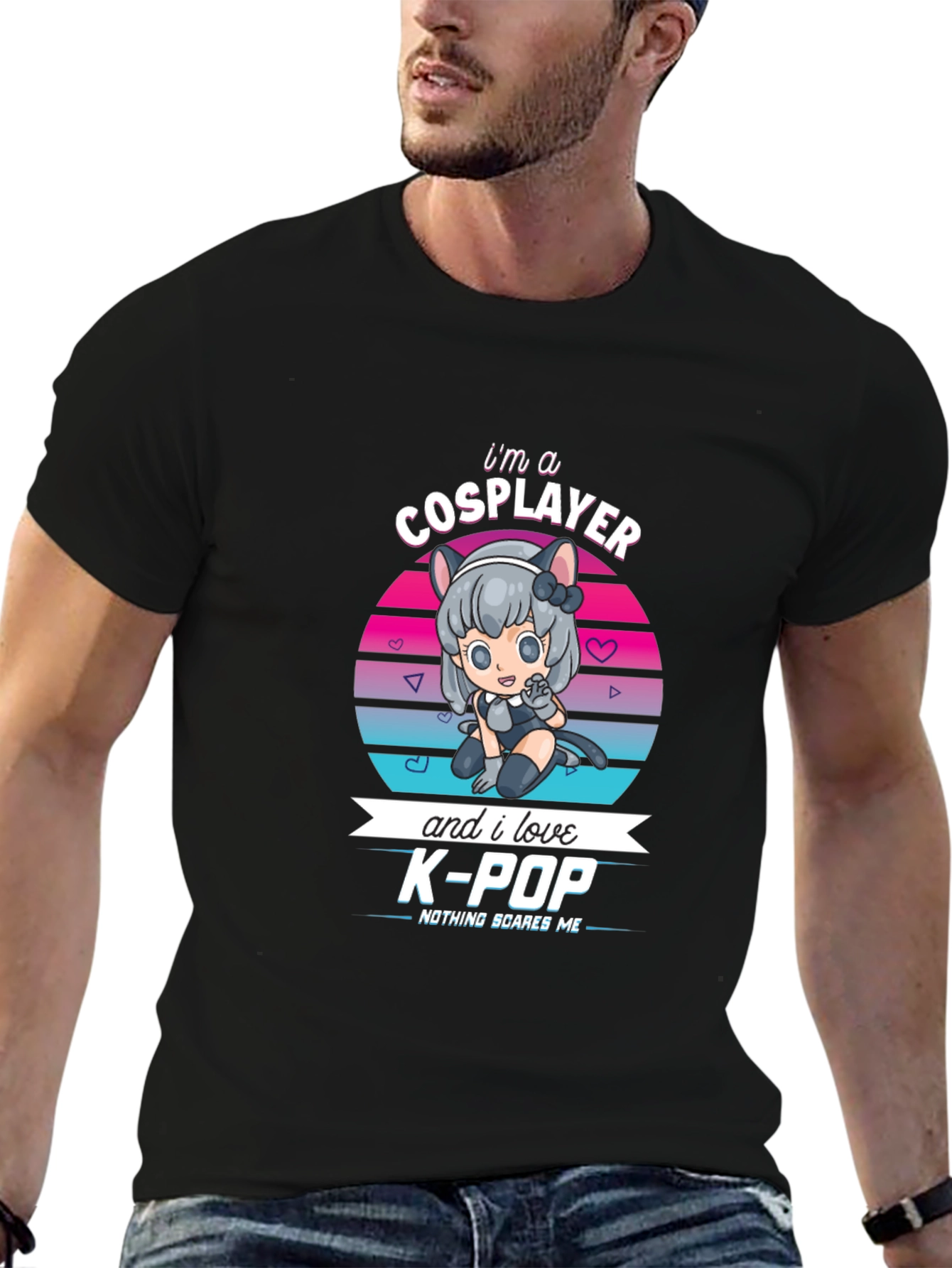 Cosplayer & K-Pop Fan Black T-Shirt