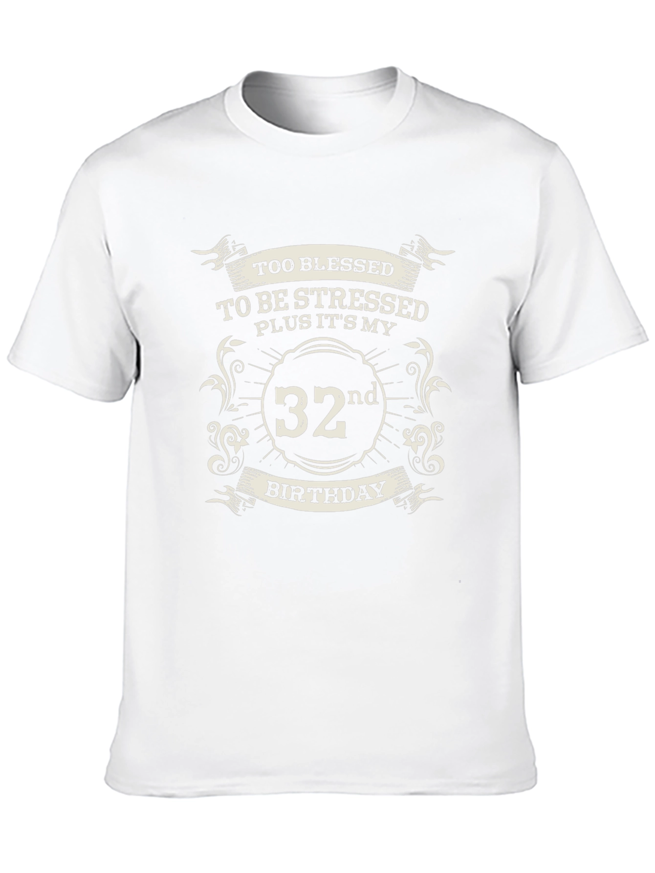 32nd Birthday Blessed Graphic Tee