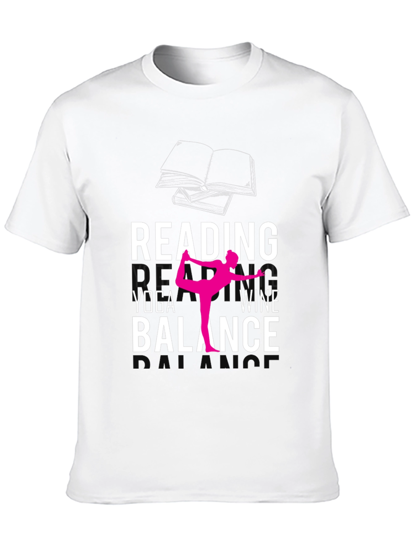 Reading Yoga Wine Balance T-Shirt