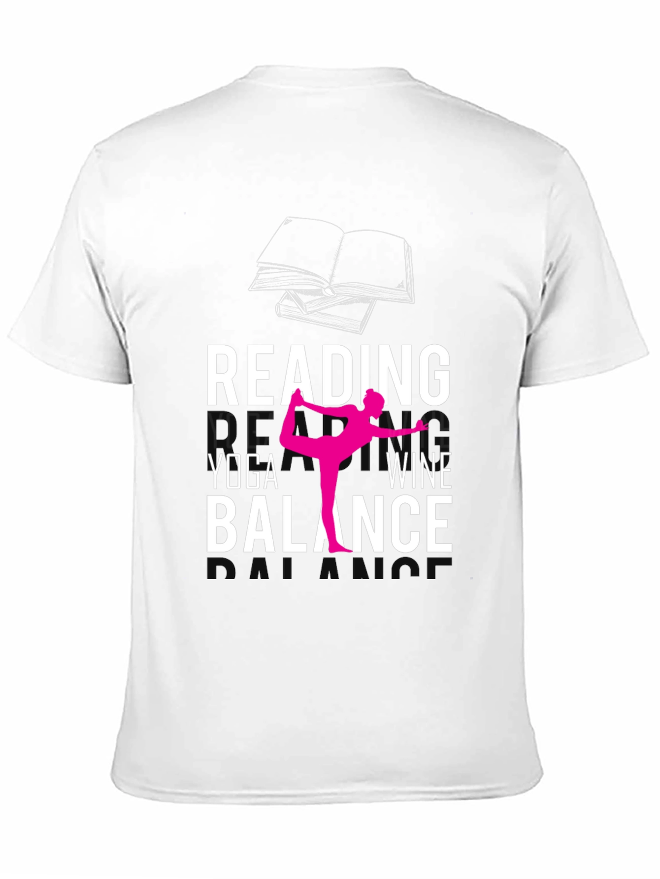 Reading Yoga Wine Balance T-Shirt