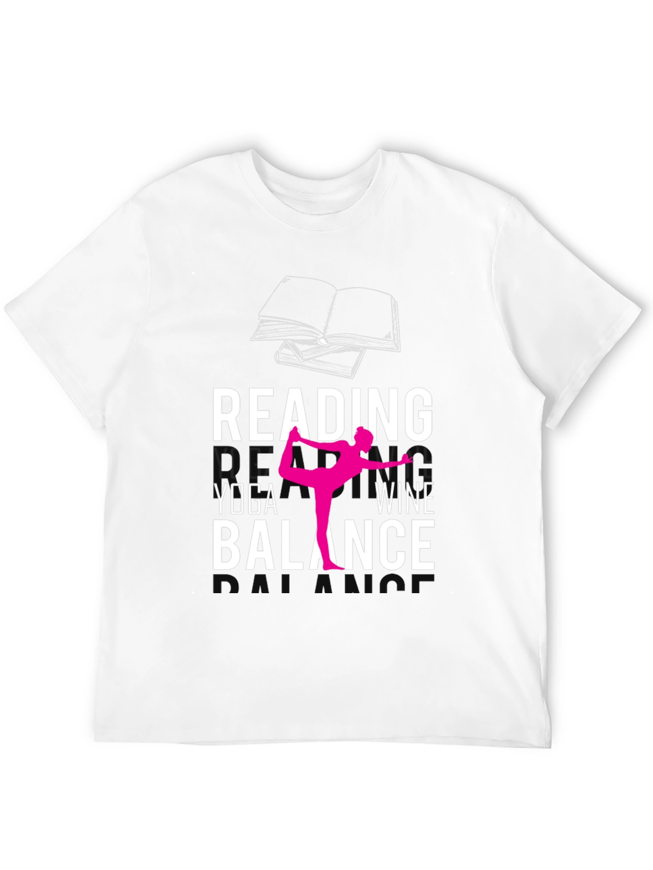 Reading Yoga Wine Balance T-Shirt