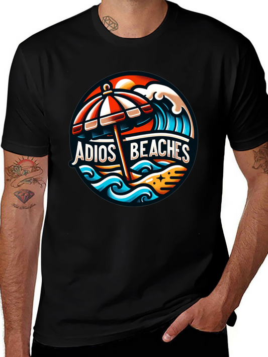 Adios Beaches Graphic T-Shirt - Summer Vacation Tee