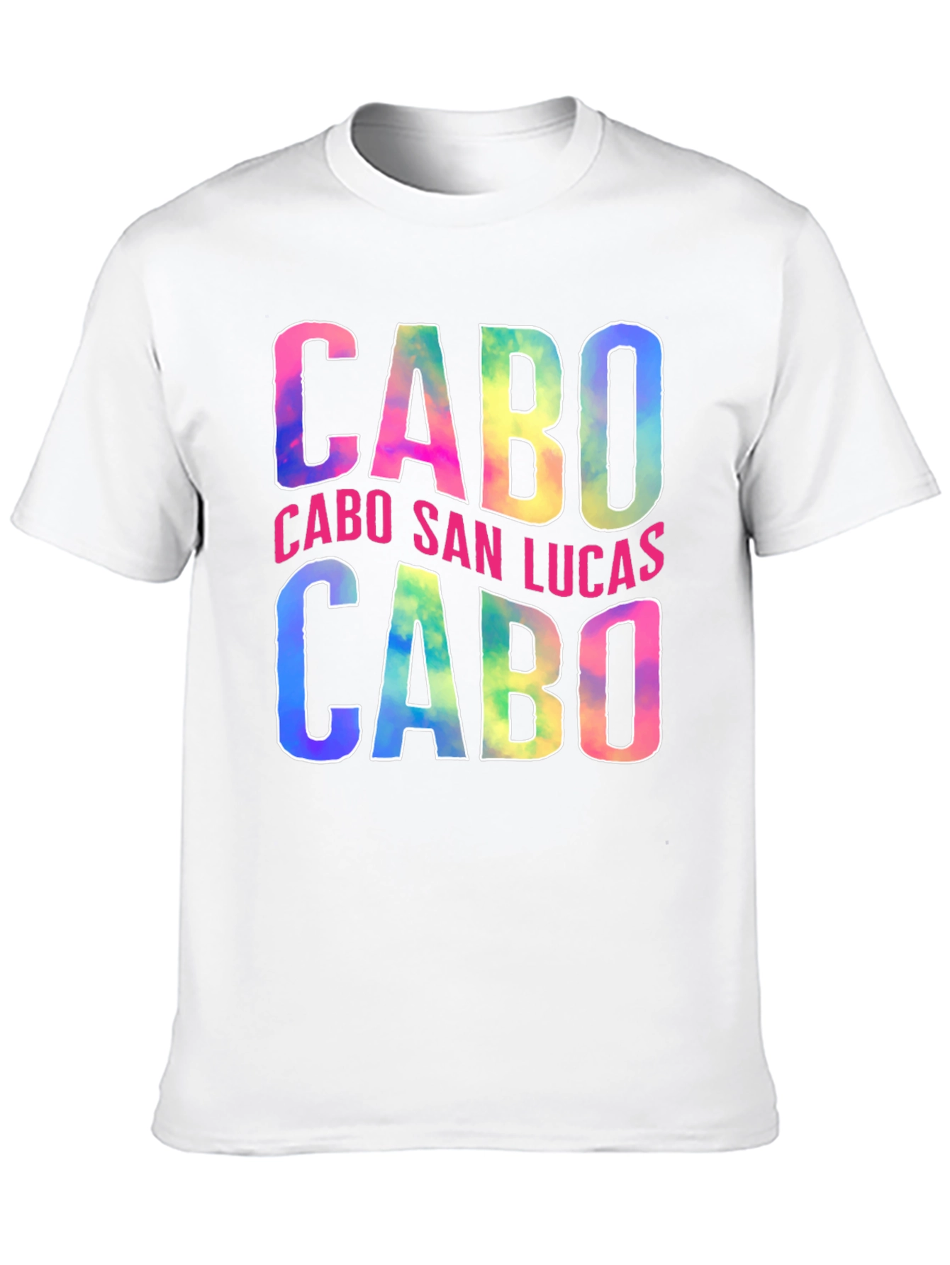 Cabo San Lucas Tie Dye Graphic T-Shirt