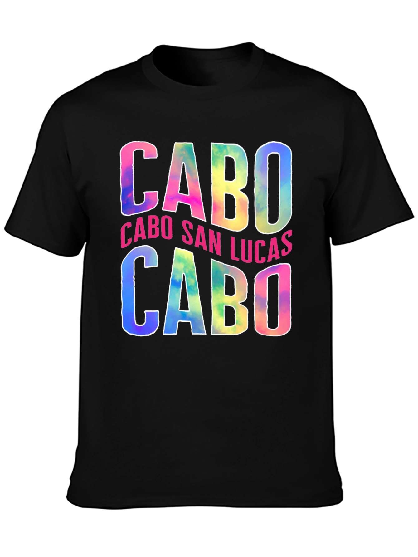 Cabo San Lucas Tie Dye Graphic T-Shirt