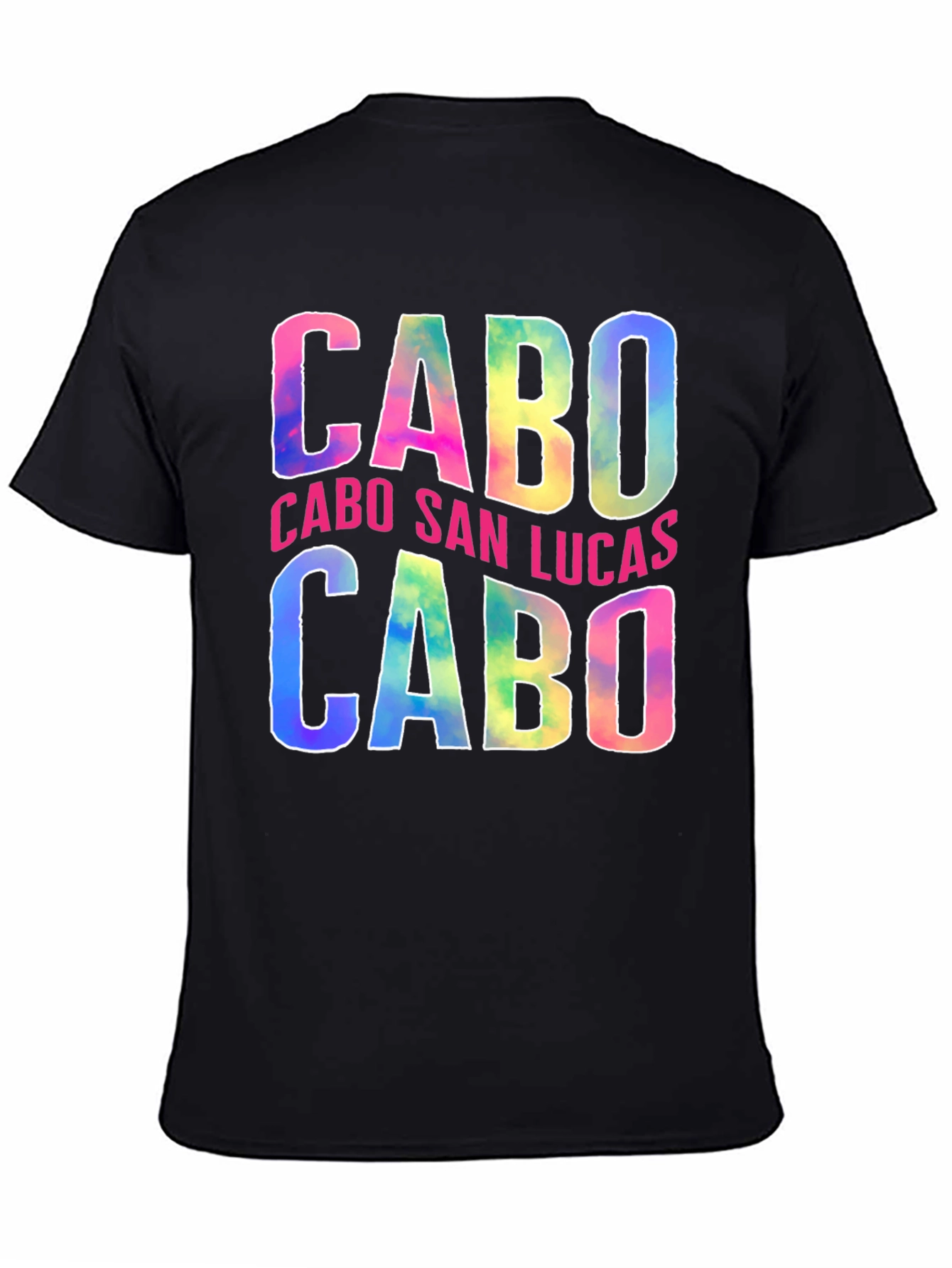 Cabo San Lucas Tie Dye Graphic T-Shirt