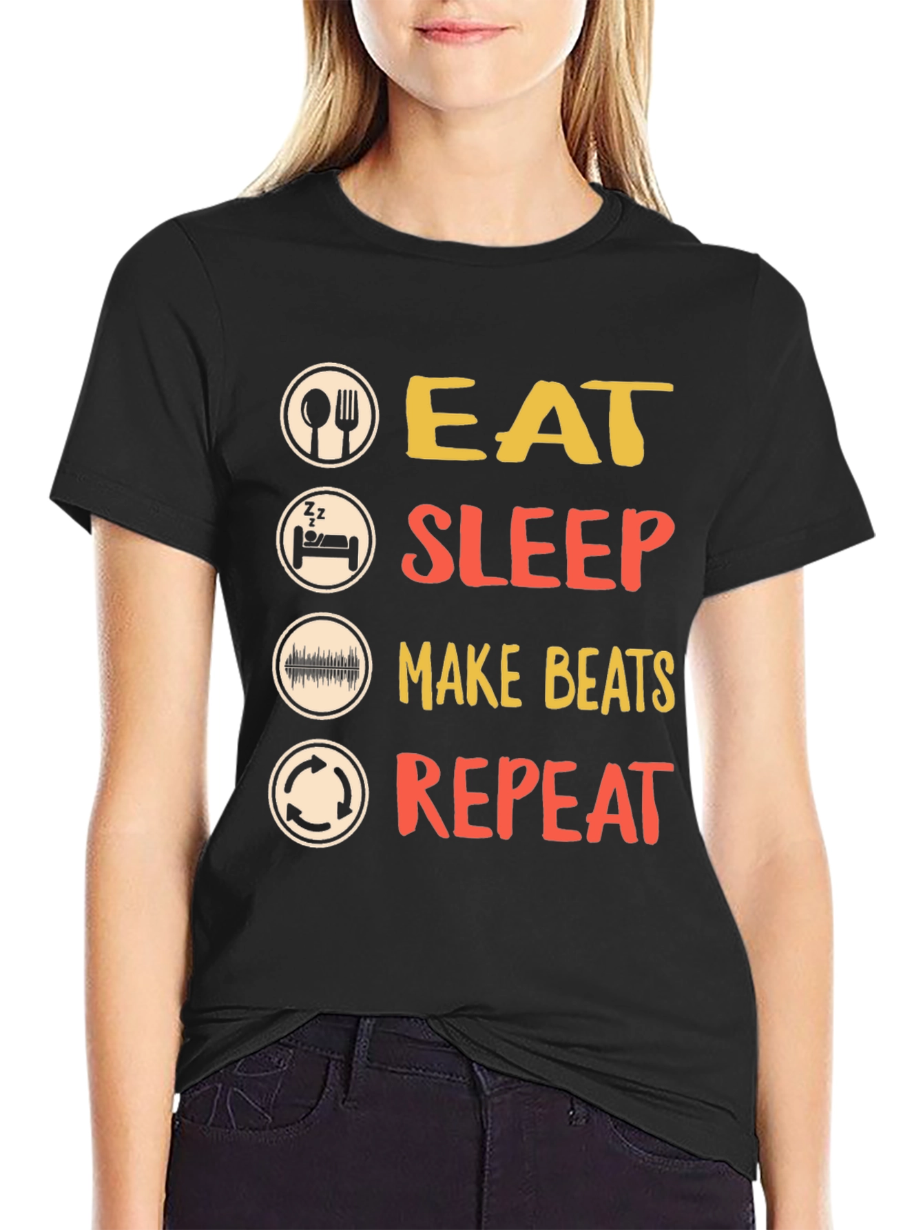 Eat Sleep Make Beats Repeat T-Shirt