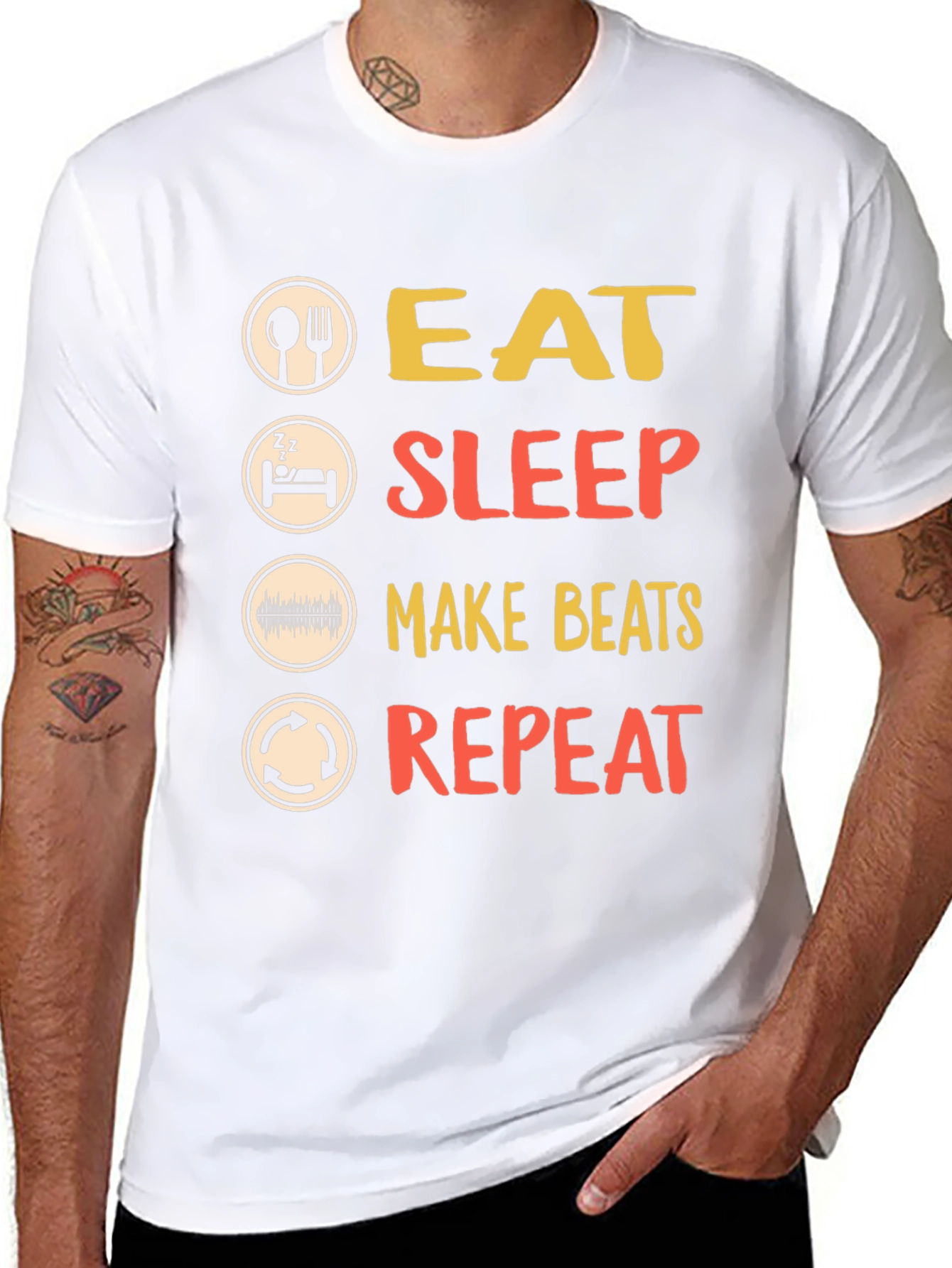 Eat Sleep Make Beats Repeat T-Shirt