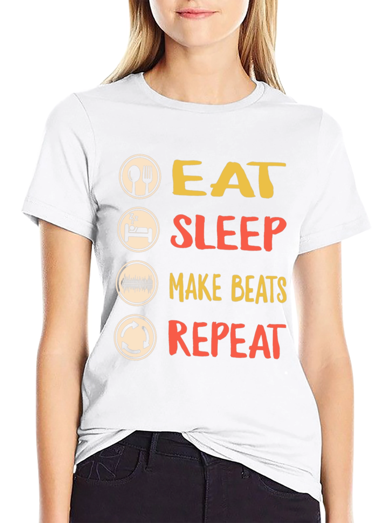 Eat Sleep Make Beats Repeat T-Shirt
