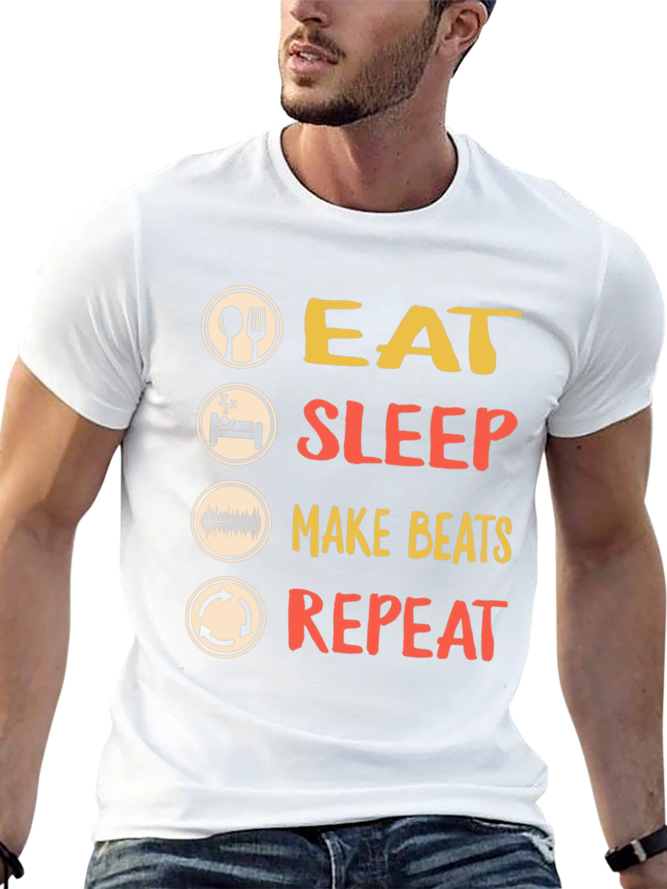Eat Sleep Make Beats Repeat T-Shirt