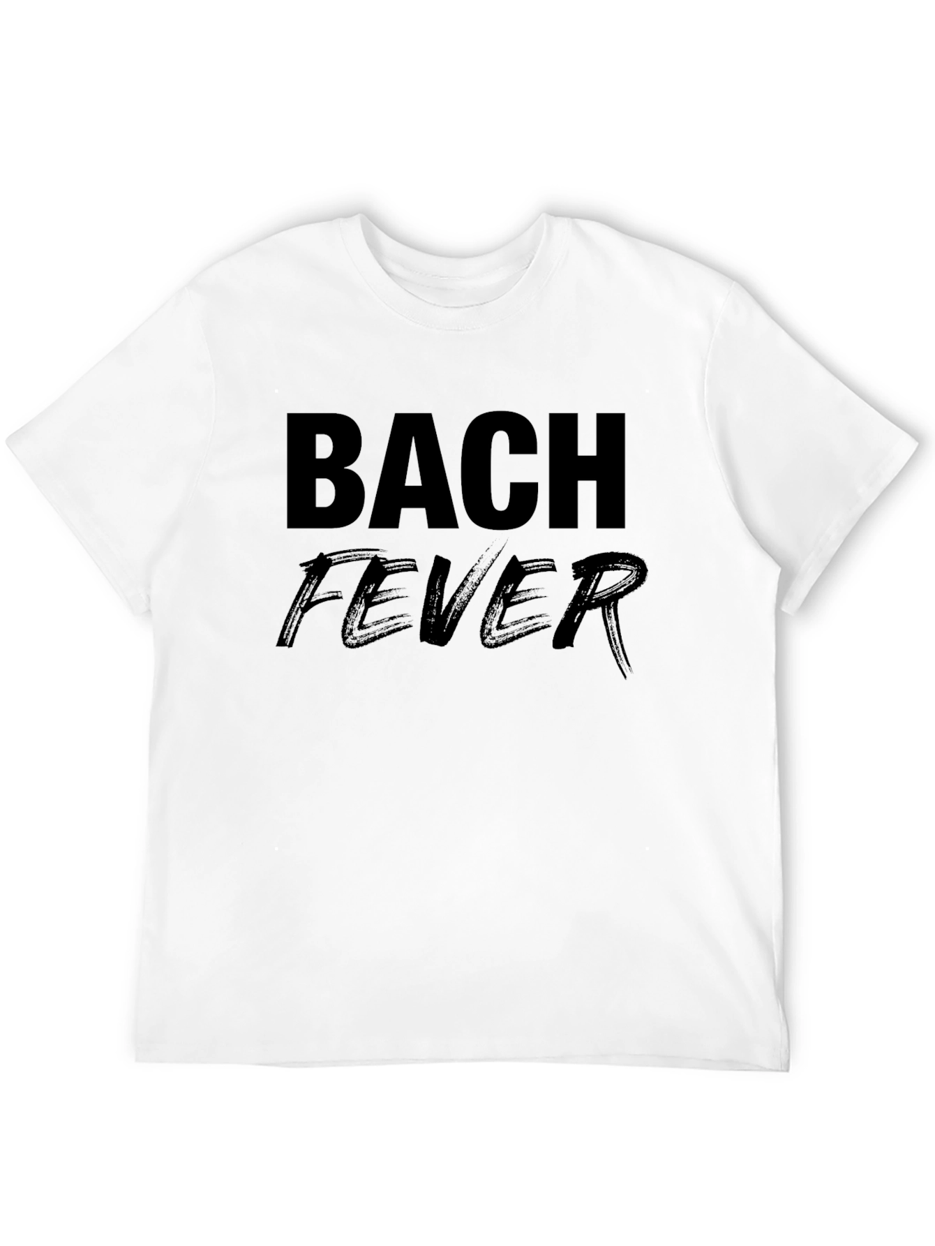 Bach Fever Black T-Shirt - Music Lover Tee