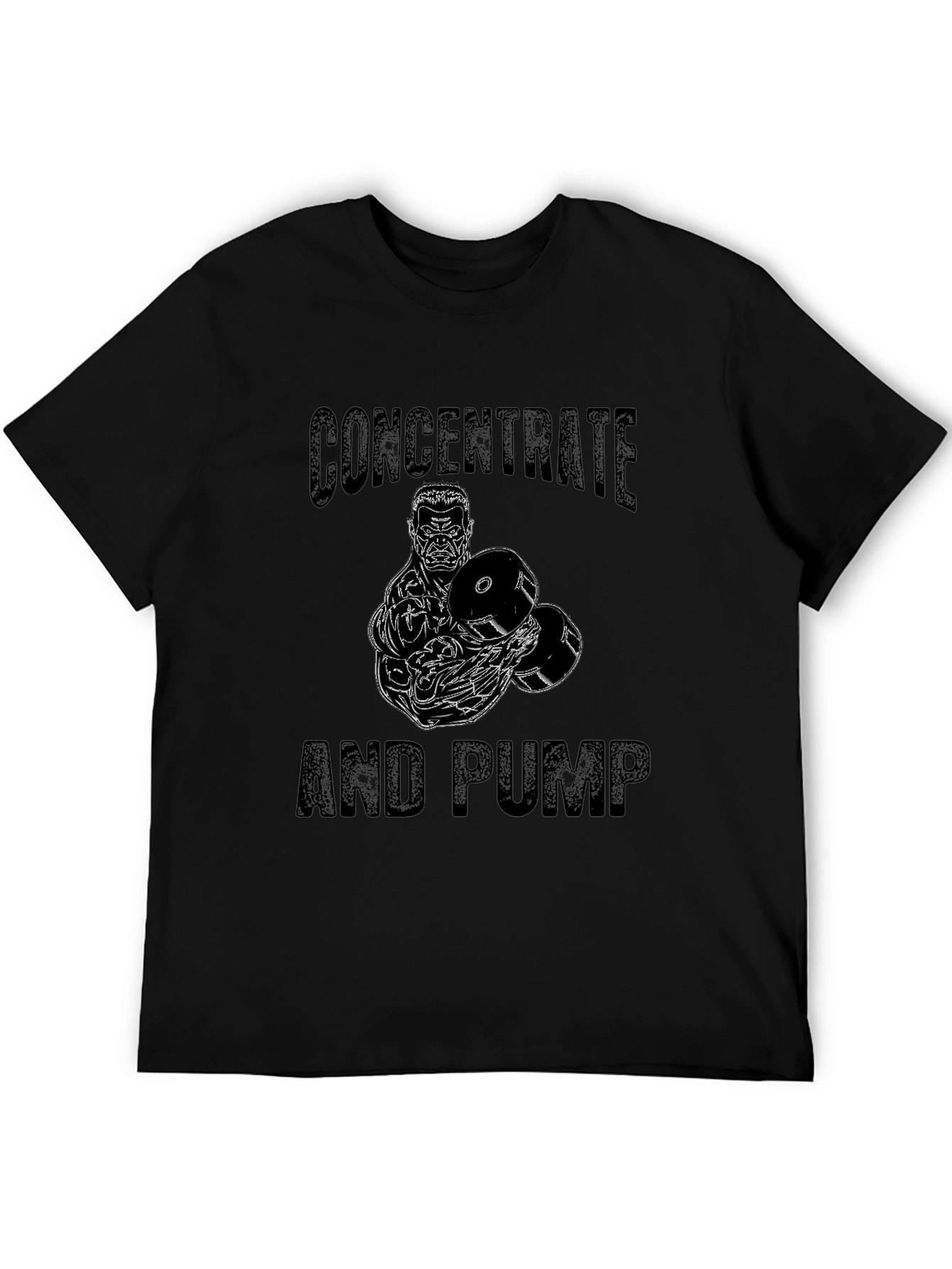 Concentrate And Pump T-Shirt - Workout Gym Tee