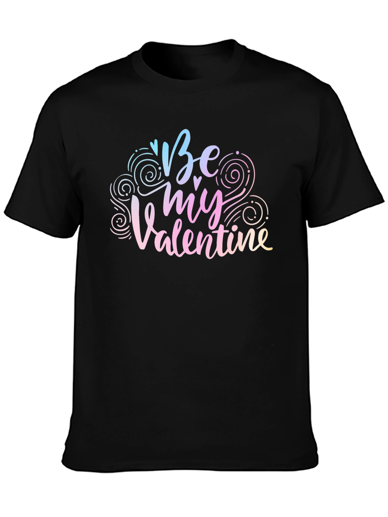 Be My Valentine Graphic Tee - Black